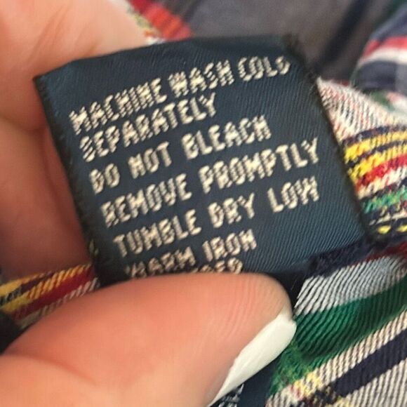 Vintage Polo Ralph Lauren Tyler Mens Chino Shorts  Size 34 Plaid - Picture 6 of 7